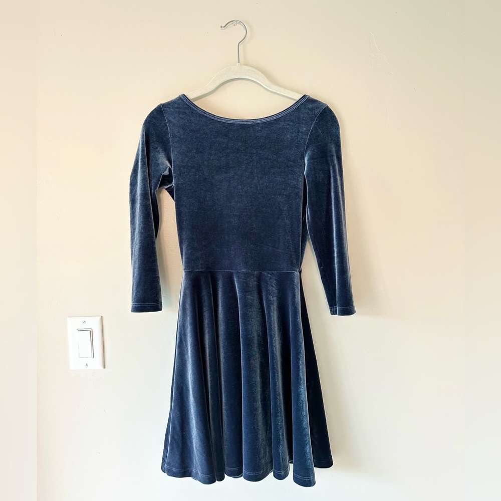 American Apparel Velvet Skater Dress